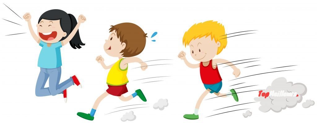 la course à pied heureux